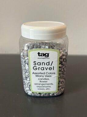 Tag Sand Gravel Granules - Silver